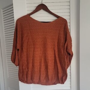 Market & Spruce Terracotta Knit Top
